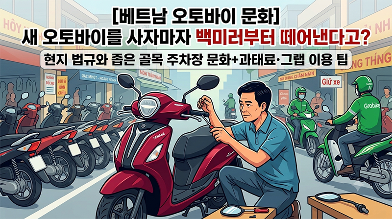 베트남 오토바이 백미러